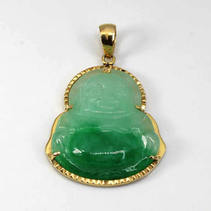 Timeless Jewelry At Special Discount Rates Carved Buddha Jadeite Gold Pendant |20.00ct | Timeless Jewelry At Special Discount Rates Carved Buddha Jadeite Gold Pendant |20.00ct |