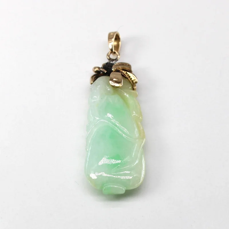 Shop Fine Jewelry With Exclusive Savings Carved Jadeite Pendant | 10.00ct |