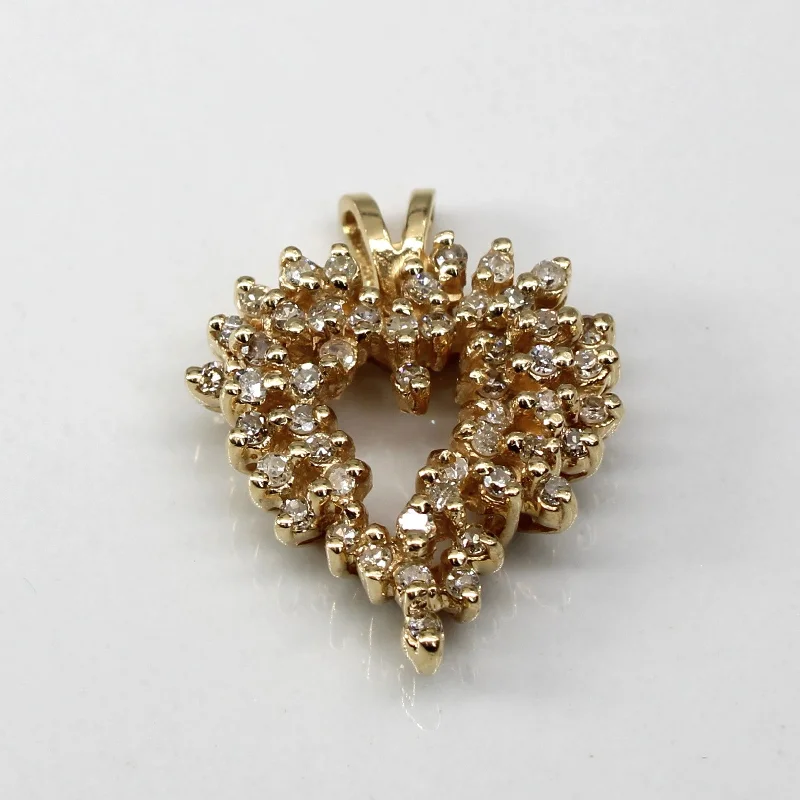 Trending Jewelry Now At Unbeatable Prices Cluster Diamond Heart Pendant | 0.50ctw | Trending Jewelry Now At Unbeatable Prices Cluster Diamond Heart Pendant | 0.50ctw |