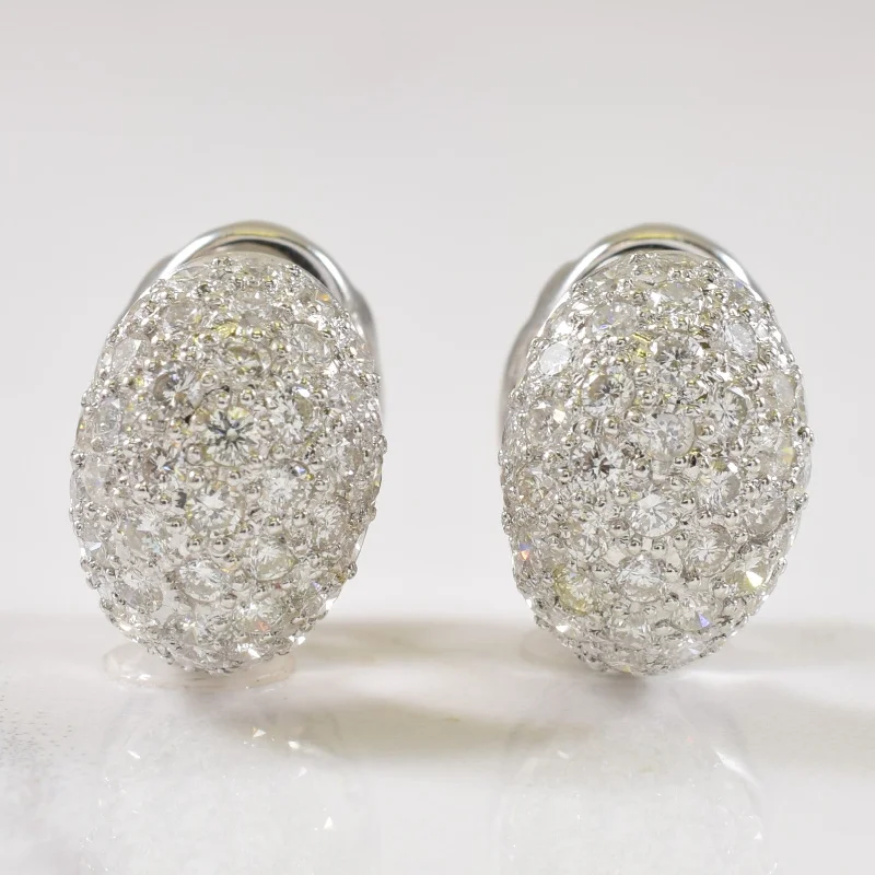 Get The Jewelry You Love At A Price You Love Cluster Diamond Huggie Earrings | 0.90ctw | Get The Jewelry You Love At A Price You Love Cluster Diamond Huggie Earrings | 0.90ctw |