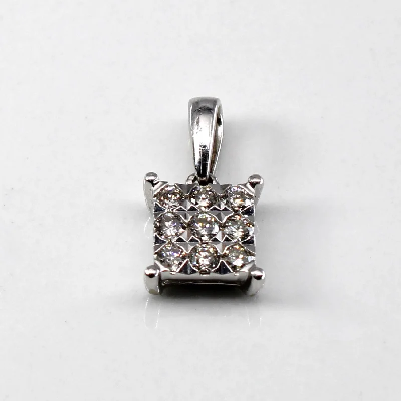 Stunning Statement Jewelry, Unbeatable Discounts Cluster Diamond Pendant | 0.27ctw | Stunning Statement Jewelry, Unbeatable Discounts Cluster Diamond Pendant | 0.27ctw |