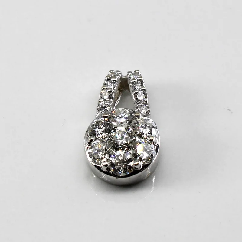 Shop Signature Jewelry Styles At Exclusive Prices Cluster Diamond Pendant | 0.95ctw | Shop Signature Jewelry Styles At Exclusive Prices Cluster Diamond Pendant | 0.95ctw |