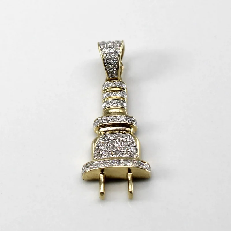 Flash Sale On Elegant Jewelry – Don't Miss Out Cluster Diamond Plug Design Pendant | 0.21ctw | Flash Sale On Elegant Jewelry – Don't Miss Out Cluster Diamond Plug Design Pendant | 0.21ctw |