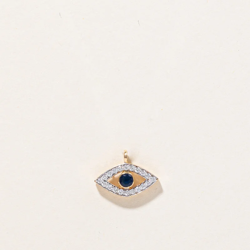 Make Your Outfit Shine With Discounted Jewelry Diamond & Blue Glass Eye Pendant | 0.20ctw, 0.05ct | Make Your Outfit Shine With Discounted Jewelry Diamond & Blue Glass Eye Pendant | 0.20ctw, 0.05ct |