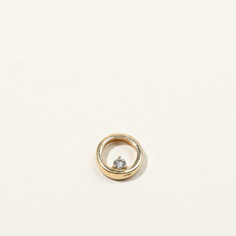 Celebrate Every Occasion With Sparkling Savings Diamond Circle Pendant | 0.10ct |