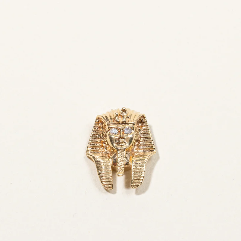 Exclusive Gemstone Jewelry Markdowns – Shop Now Diamond Egyptian Pharaoh Pendant | 0.10ctw |