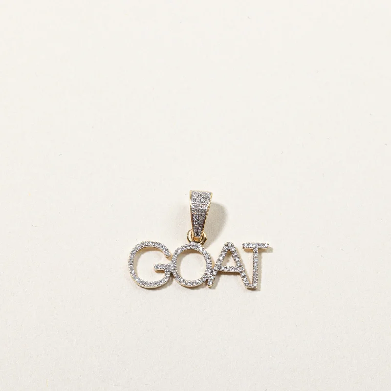 Affordable Elegance – Special Jewelry Sale Now Live Diamond GOAT Pendant | 0.20ctw |