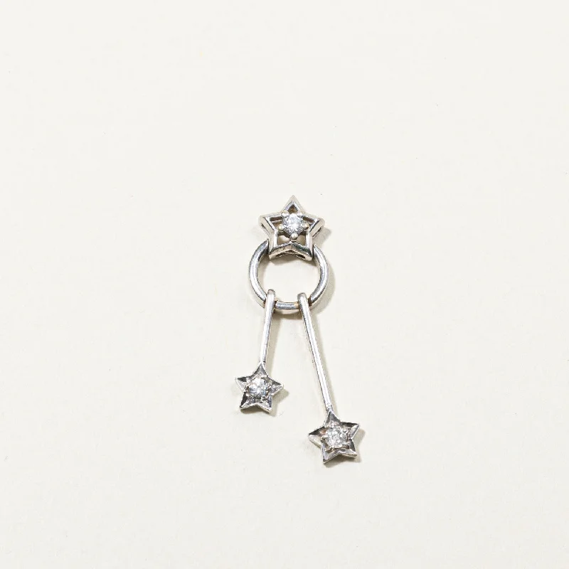 Exclusive Jewelry Sale Event – Shop Now Diamond Hanging Stars Pendant | 0.12ctw |