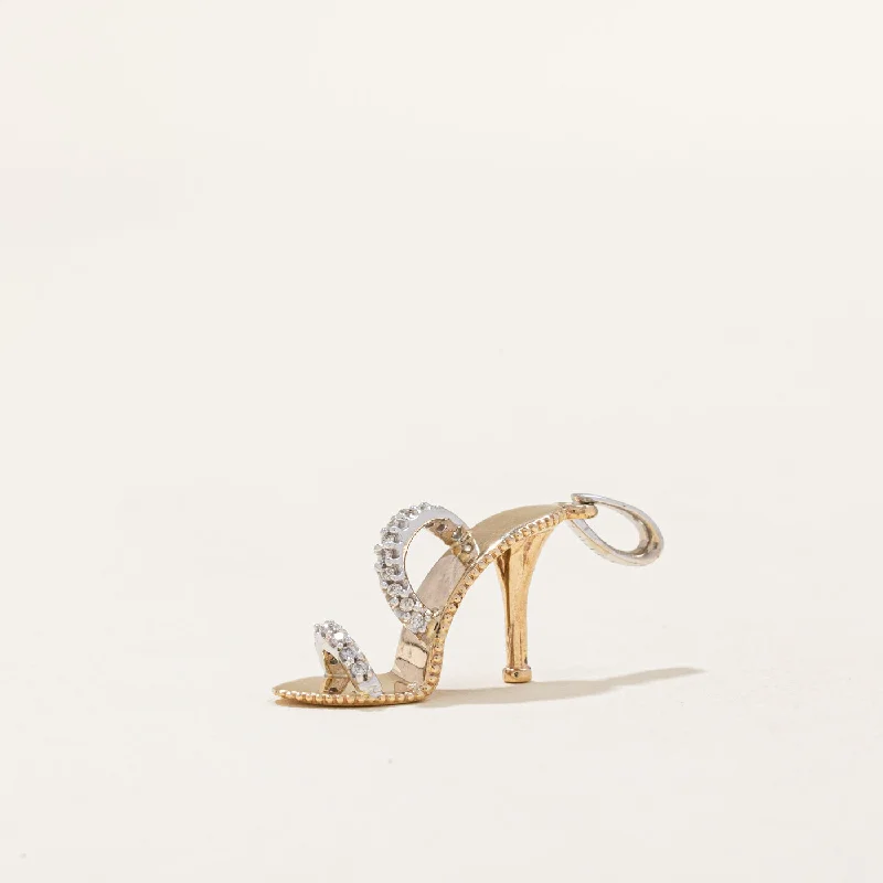 Shop Dazzling Jewelry With Special Promotional Discounts Diamond High Heel Pendant | 0.05ctw | Shop Dazzling Jewelry With Special Promotional Discounts Diamond High Heel Pendant | 0.05ctw |