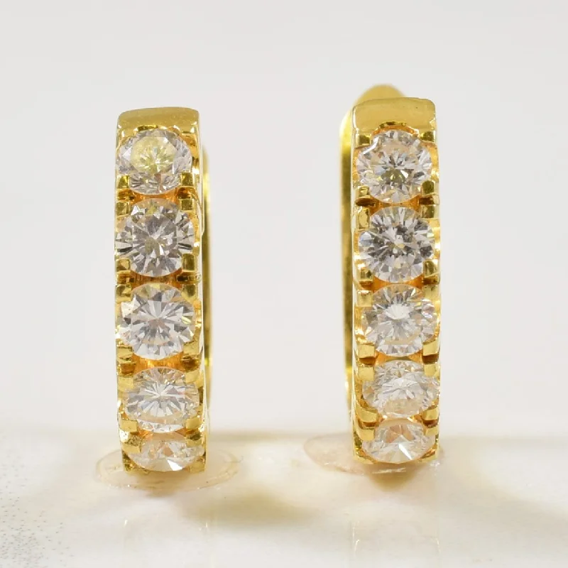 Exclusive Jewelry Markdowns – Limited-Time Offer Diamond Huggie Earrings | 0.80ctw | Exclusive Jewelry Markdowns – Limited-Time Offer Diamond Huggie Earrings | 0.80ctw |