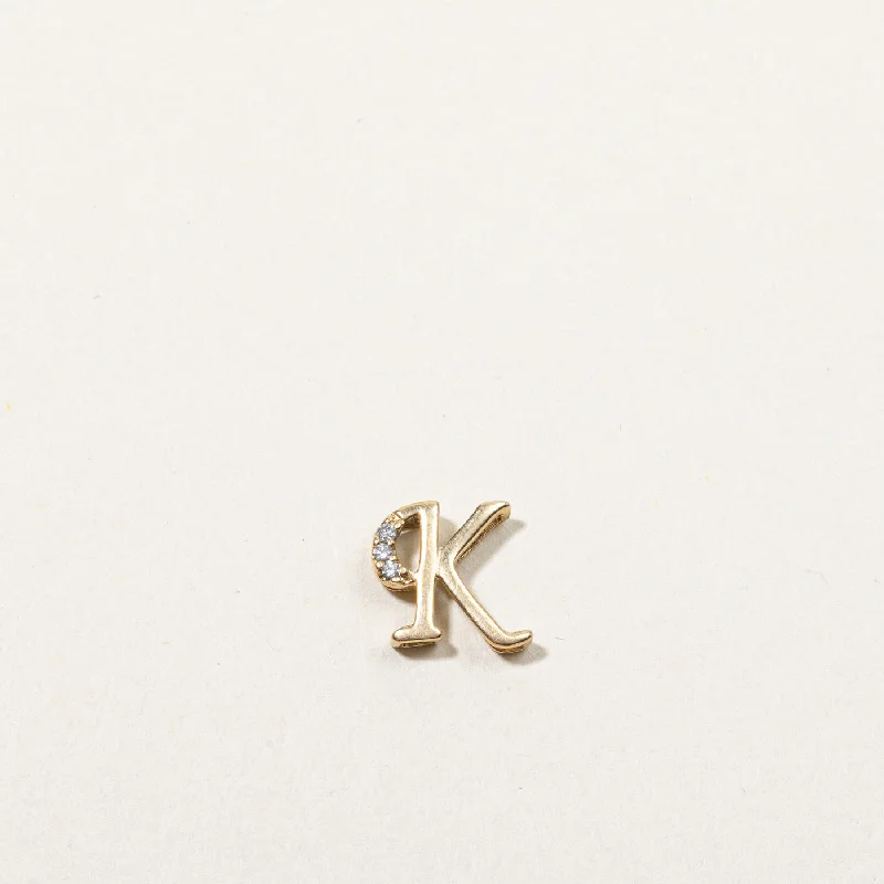 Luxury Jewelry Clearance – Shop Premium Styles Now Diamond K Letter Pendant | 0.03ctw |