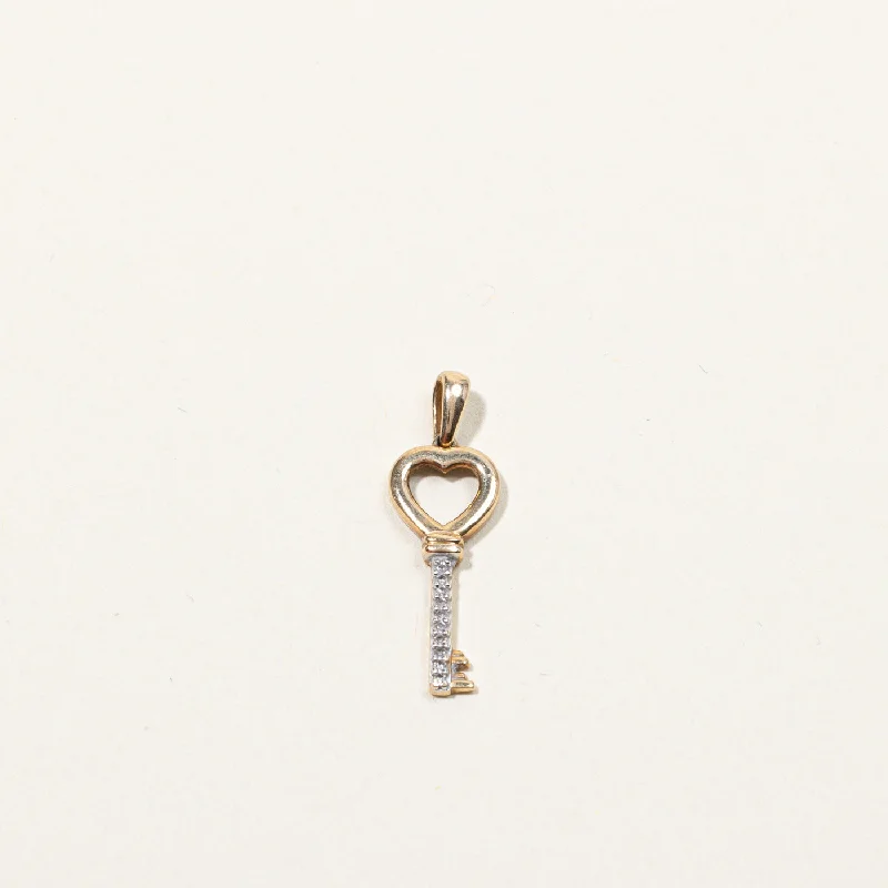 Luxury Meets Affordability – Jewelry Sale Live Now Diamond Key Pendant | 0.02ctw |