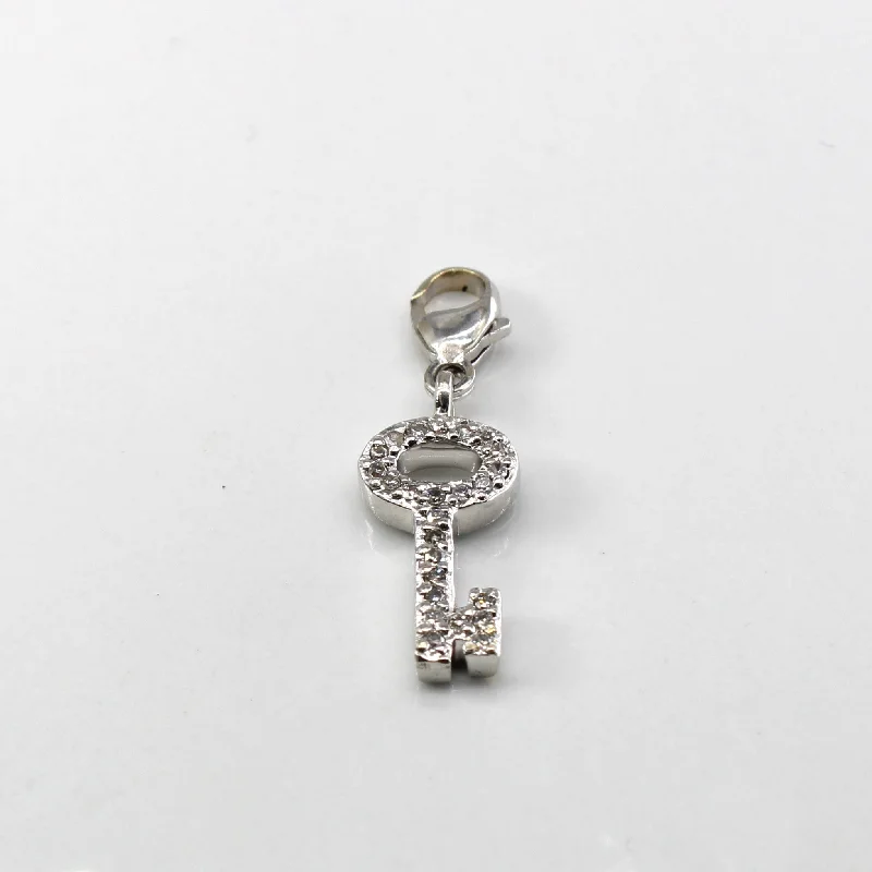 Exclusive Online Jewelry Sale – Don't Wait Diamond Key Pendant | 0.11ctw |