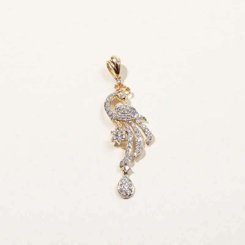 Unmissable Deals On Handmade Jewelry Collections Diamond Peacock Pendant | 0.62ctw |