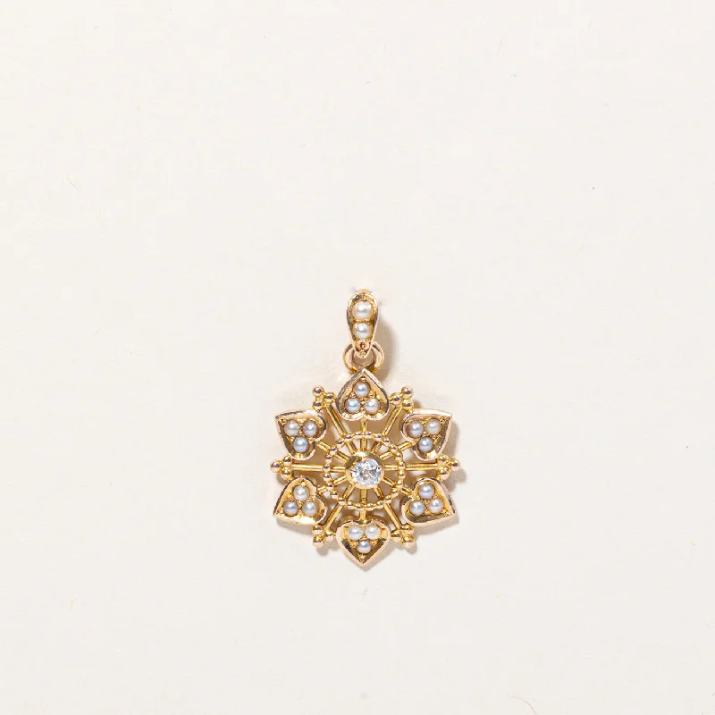 Buy More, Save More On Stunning Jewelry Designs Vintage Diamond & Pearl Pendant | 0.07ct | Buy More, Save More On Stunning Jewelry Designs Vintage Diamond & Pearl Pendant | 0.07ct |