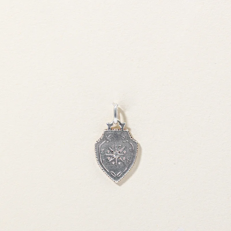 Bestselling Jewelry At Special Promotional Rates Diamond Shield Charm | 0.01ct |