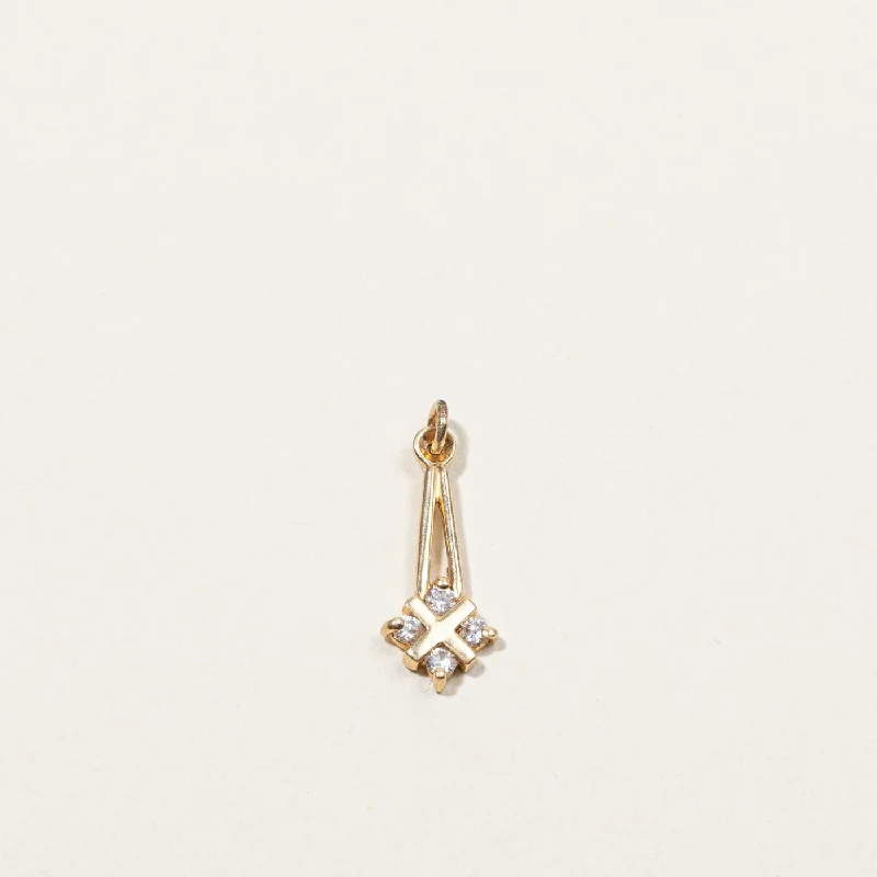 Versatile Layering Jewelry For Effortless Chic Diamond Stick Pendant | 0.10ctw |