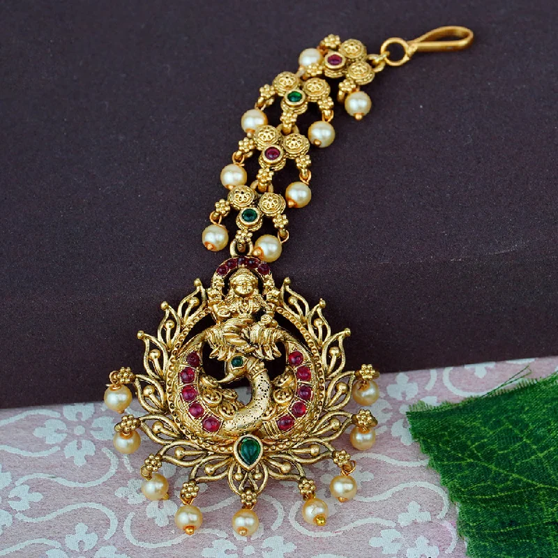 Best Jewelry Deals – Shop Premium Pieces At Great Prices Diksha Collection Gold Plated Temple Mangtikka Best Jewelry Deals – Shop Premium Pieces At Great Prices Diksha Collection Gold Plated Temple Mangtikka