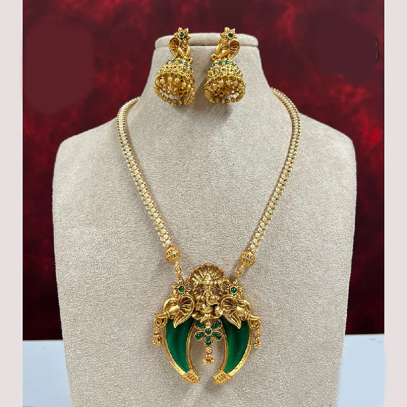 Last Chance To Grab Your Favorite Jewelry At A Discount Diksha Collection Gold Plated Pota Stone Necklace Set Last Chance To Grab Your Favorite Jewelry At A Discount Diksha Collection Gold Plated Pota Stone Necklace Set