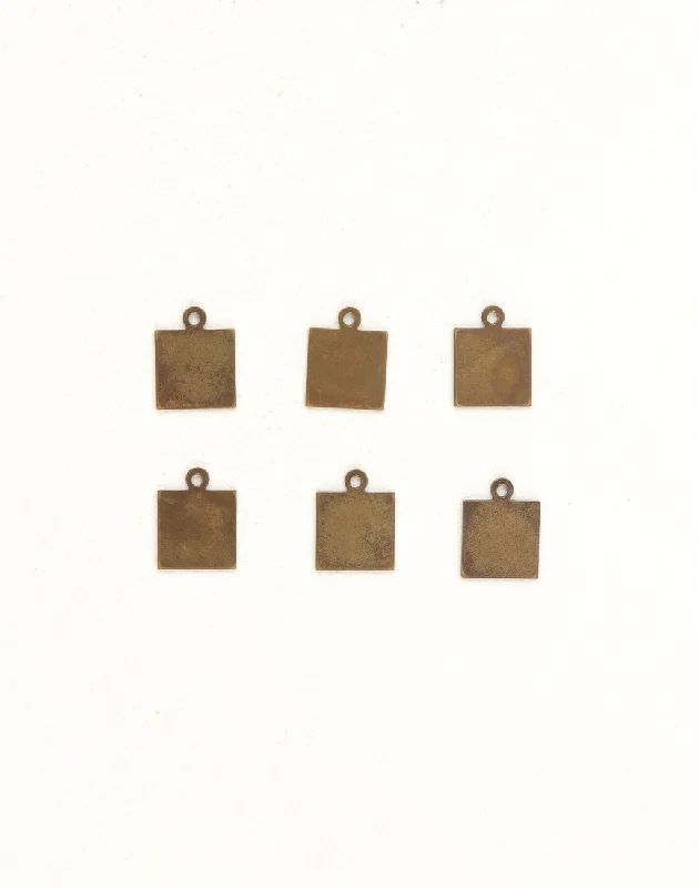 Premium Jewelry At Special Low Prices For A Limited Time Square Tag, 9mm, (6pcs)