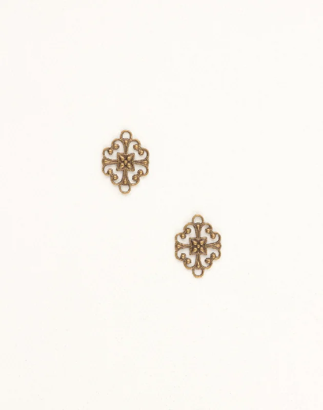 Jewelry Clearance Event – Stock Up Before It's Over Cathedral, 16x12mm, (2pcs)