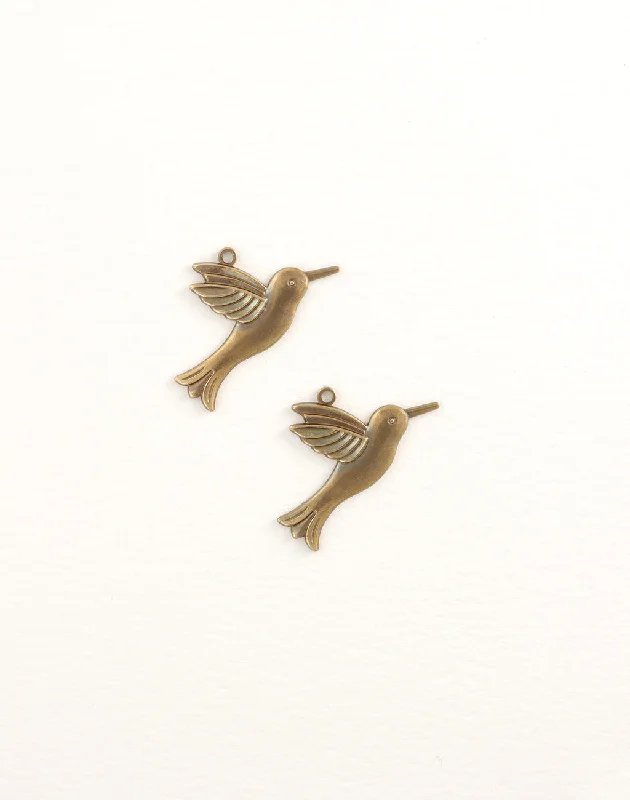Stunning Jewelry Pieces At The Lowest Prices Ever Hummingbird, 28x16mm, (2pcs)