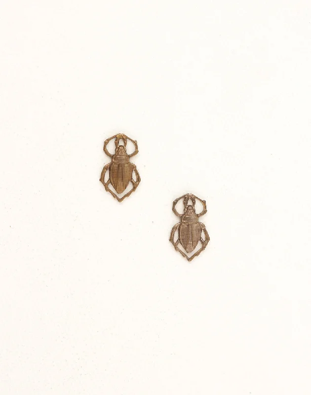 High-End Sparkle, Low-End Prices – Jewelry Sale Live Scarab, 18x11mm, (2pcs)