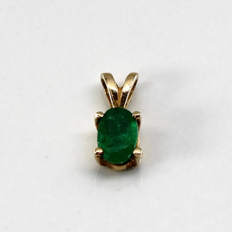 Eco-Friendly Sustainable Jewelry For Conscious Buyers Emerald Pendant | 0.32ct |