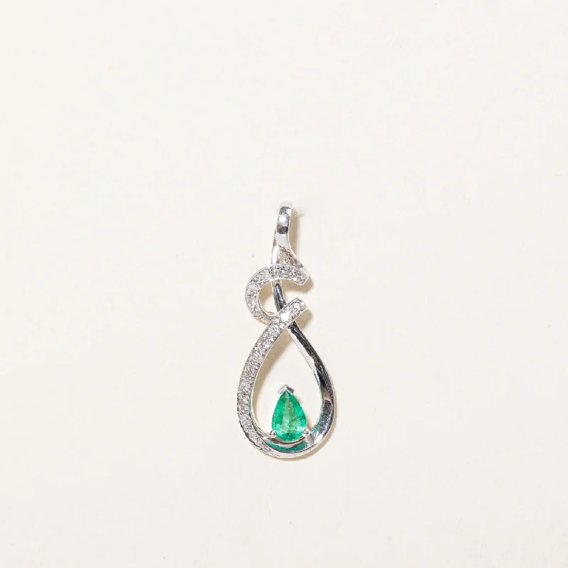 Stunning Jewelry At Even More Stunning Prices Emerald & Diamond Pendant | 0.25ct, 0.11ctw | Stunning Jewelry At Even More Stunning Prices Emerald & Diamond Pendant | 0.25ct, 0.11ctw |