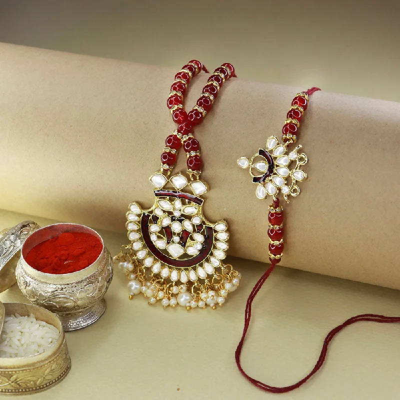 Shop Modern Jewelry Collections With Exclusive Discounts Etnico Designer Bhaiya Bhabhi Hanging Lumba Rakhi Combo Set for Rakshabhandan (R066M-CO) Shop Modern Jewelry Collections With Exclusive Discounts Etnico Designer Bhaiya Bhabhi Hanging Lumba Rakhi Combo Set for Rakshabhandan (R066M-CO)