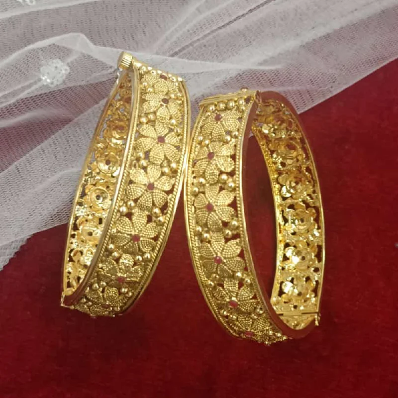 Timeless Jewelry Styles At Wallet-Friendly Prices Exotica Collection Gold Plated Pota Stone Openable Kada Timeless Jewelry Styles At Wallet-Friendly Prices Exotica Collection Gold Plated Pota Stone Openable Kada
