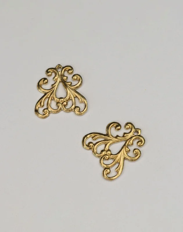 Personalized Jewelry Sale – Meaningful Gifts At Great Prices Filigree Flourish, 15x14mm, (2pcs) Personalized Jewelry Sale – Meaningful Gifts At Great Prices Filigree Flourish, 15x14mm, (2pcs)