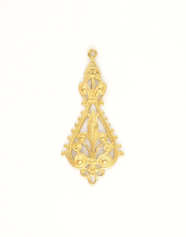 Shop Fine Jewelry With Amazing Deals Etruscan Filigree, 56x25mm, (1pc)