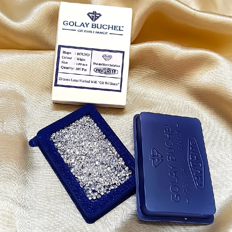 Bestselling Jewelry At Special Promotional Rates Golay Buchel Round Shape Cubic Zirconia Stone (1.90 mm) Bestselling Jewelry At Special Promotional Rates Golay Buchel Round Shape Cubic Zirconia Stone (1.90 mm)