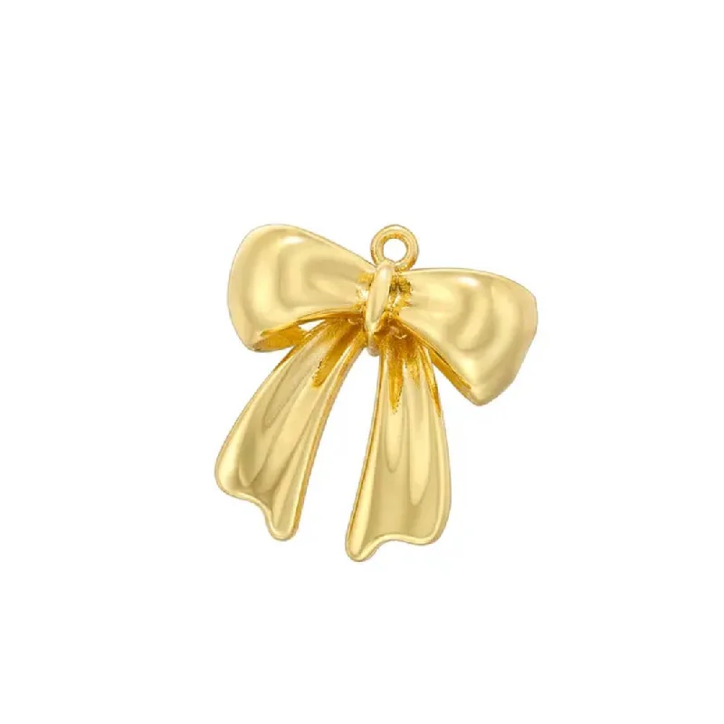Jewelry Deals That Sparkle – Shop Today Gold Bow Charm For Charm Necklace & Bracelet Jewelry Deals That Sparkle – Shop Today Gold Bow Charm For Charm Necklace & Bracelet