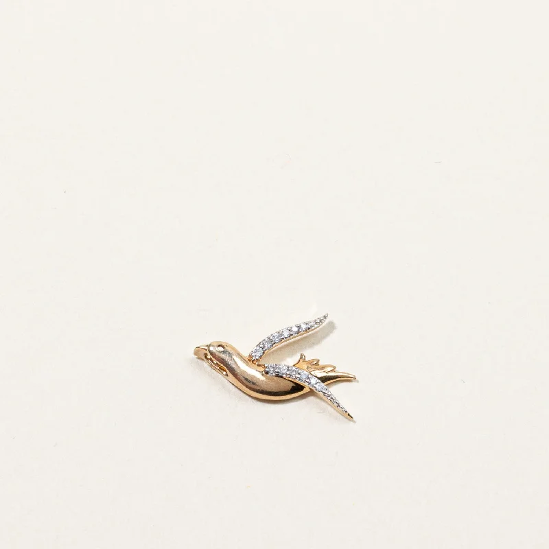 Shop Modern Jewelry Collections With Exclusive Discounts Gold Flying Bird Diamond Pendant | 0.06ctw | Shop Modern Jewelry Collections With Exclusive Discounts Gold Flying Bird Diamond Pendant | 0.06ctw |