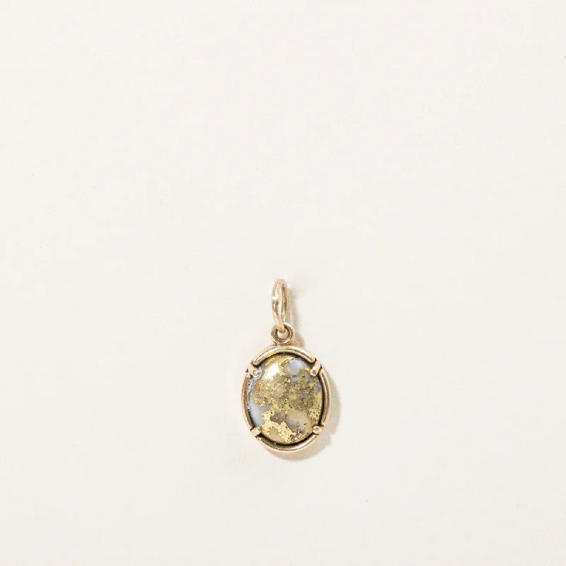 Unique Jewelry Designs Now At Discounted Rates Gold Veined Quartz Pendant | 1.70ct |