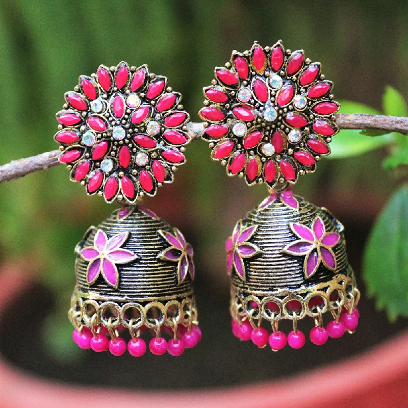 Fashion-Forward Jewelry At Incredible Prices H K Fashion Antic Gold Plated Austrian Stone Pearls Jhumki Earrings Fashion-Forward Jewelry At Incredible Prices H K Fashion Antic Gold Plated Austrian Stone Pearls Jhumki Earrings