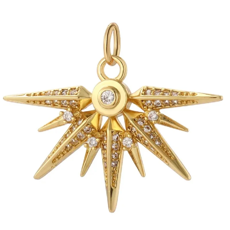 Best Jewelry Sale – Shop Exclusive Designs Now Half Starburst Charm For Charm Necklace & Bracelet Best Jewelry Sale – Shop Exclusive Designs Now Half Starburst Charm For Charm Necklace & Bracelet