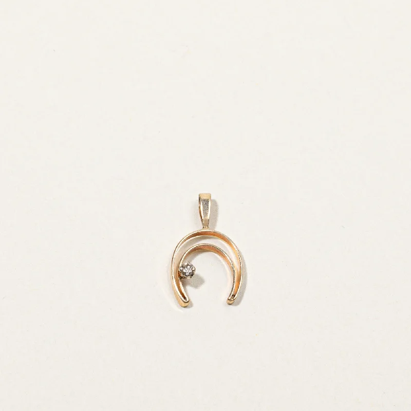 Exclusive Jewelry Bundles At Discounted Prices Horseshoe Diamond Pendant | 0.02ct |