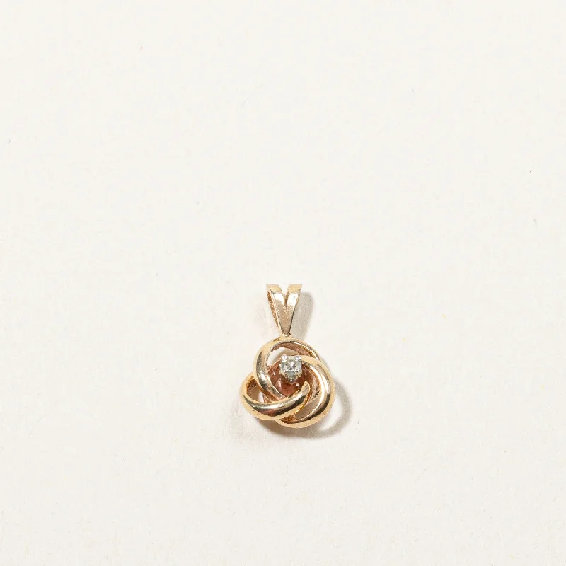 High-End Sparkle, Low-End Prices – Jewelry Sale Live Interlocking Diamond Pendant | 0.01ct |