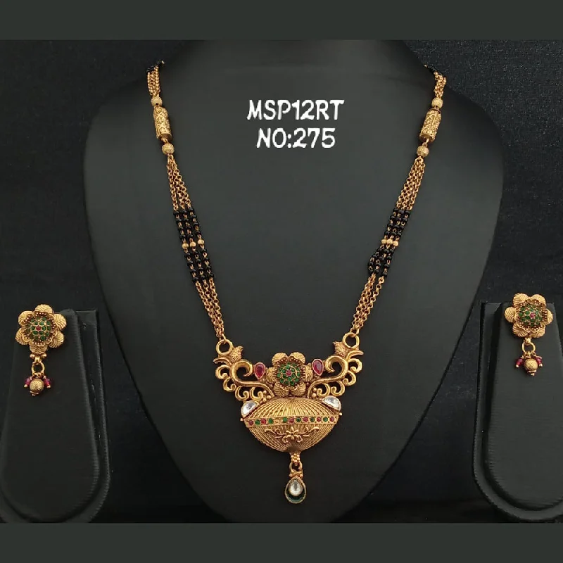 Grab Exquisite Jewelry At The Lowest Prices Kala Creation Gold Plated Mangalsutra Set Grab Exquisite Jewelry At The Lowest Prices Kala Creation Gold Plated Mangalsutra Set