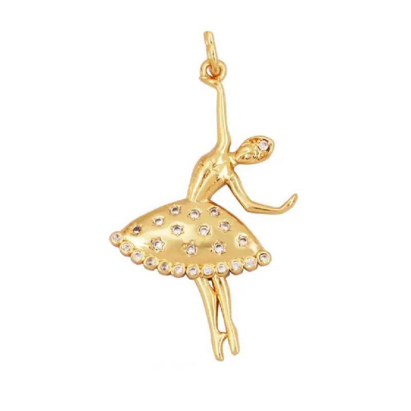 Flash Deals On Fine Jewelry – Shop Before It's Gone Large Ballerina Dancer Charm For Charm Necklace & Bracelet Flash Deals On Fine Jewelry – Shop Before It's Gone Large Ballerina Dancer Charm For Charm Necklace & Bracelet