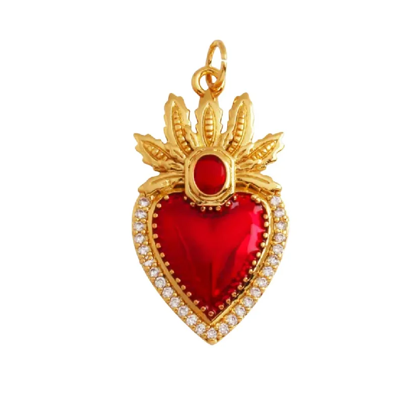 Once-A-Year Jewelry Deals – Shop Before They’Re Gone Large Red Sacred Heart Charm For Charm Bar & Charm Necklaces Once-A-Year Jewelry Deals – Shop Before They’Re Gone Large Red Sacred Heart Charm For Charm Bar & Charm Necklaces