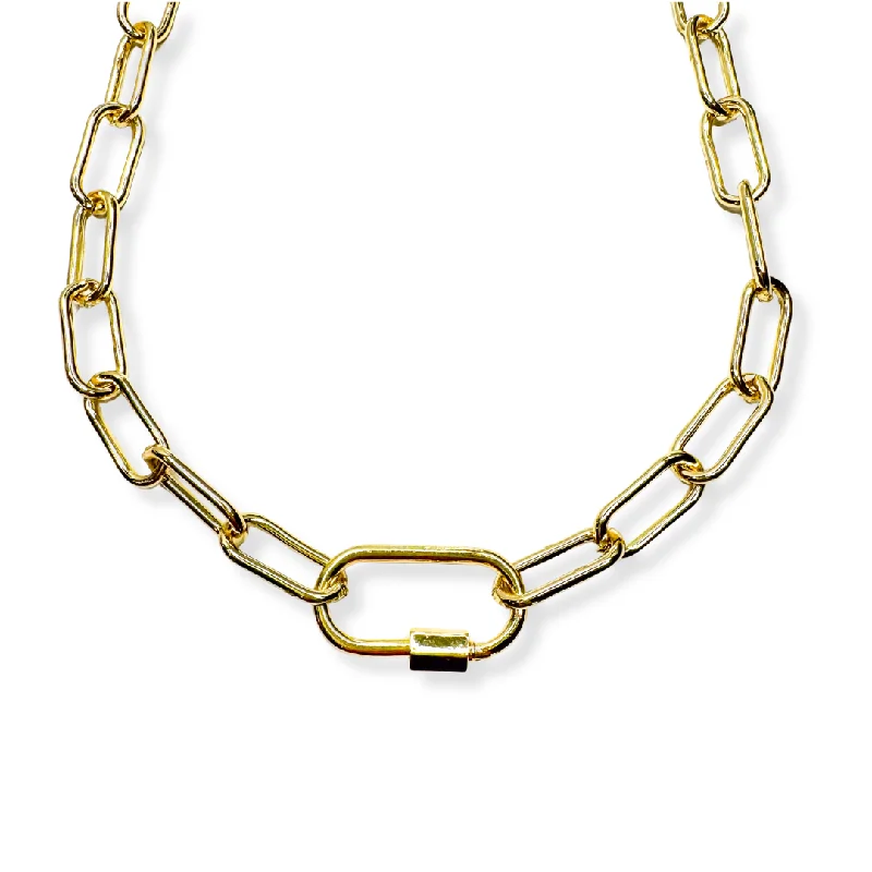 Shine In Style – Shop Jewelry Discounts Today Large Smooth Gold Carabiner Clasp Paperclip Charm Necklace Shine In Style – Shop Jewelry Discounts Today Large Smooth Gold Carabiner Clasp Paperclip Charm Necklace