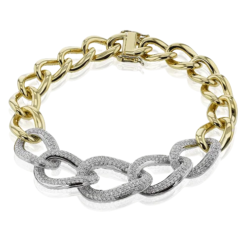 Discounted Jewelry For A Glamorous Look Bracelet in 18k Gold with Diamonds