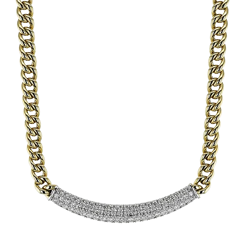 Luxury Jewelry At Unbeatable Discounts Chain Link Necklace in 18k Gold with Diamonds Luxury Jewelry At Unbeatable Discounts Chain Link Necklace in 18k Gold with Diamonds