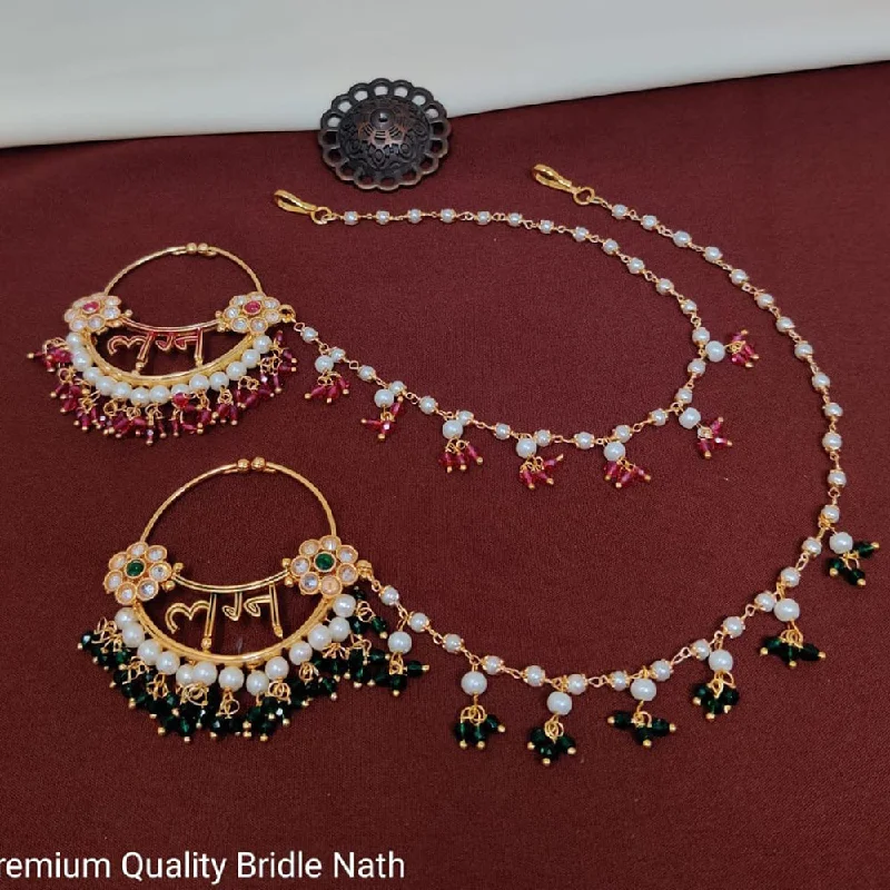 Limited-Stock Jewelry Sale – Once It's Gone, It's Gone Manisha Jewellery Gold Plated Pearl Nose Ring Limited-Stock Jewelry Sale – Once It's Gone, It's Gone Manisha Jewellery Gold Plated Pearl Nose Ring