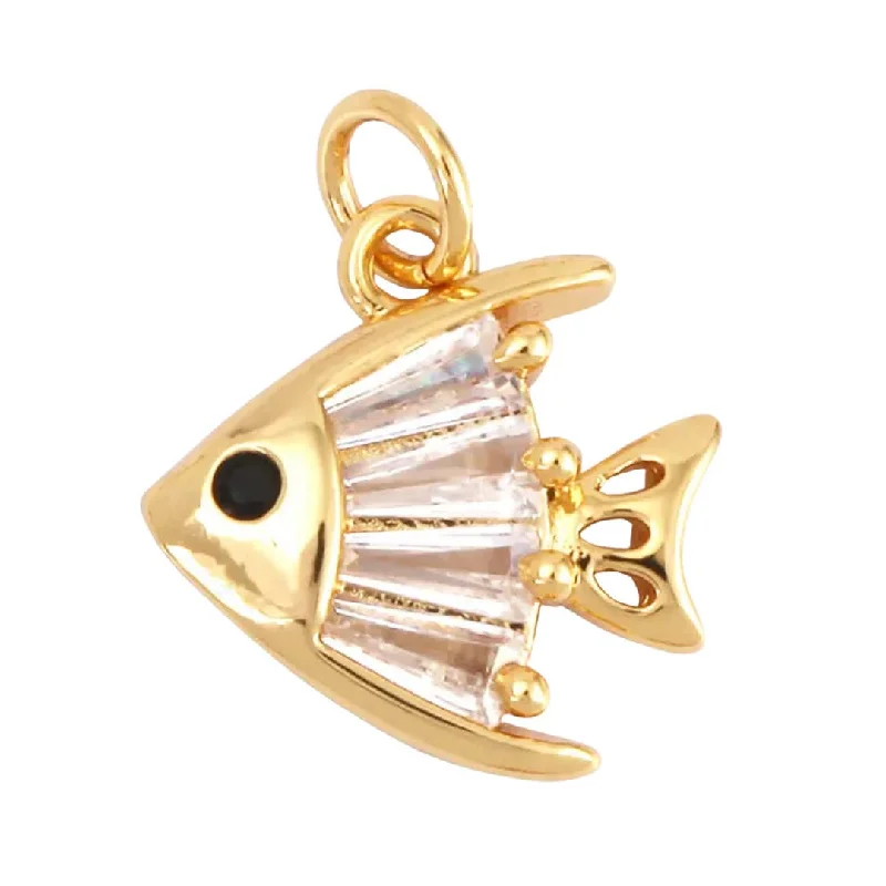 Holiday Jewelry Sale – Perfect Gifts At The Best Prices Mini Angel Fish Charm For Charm Bar & Charm Necklaces