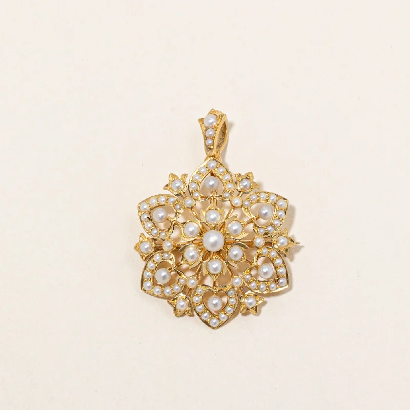 Huge Savings On Timeless Jewelry Collections Vintage Modified Pearl Brooch & Pendant Huge Savings On Timeless Jewelry Collections Vintage Modified Pearl Brooch & Pendant